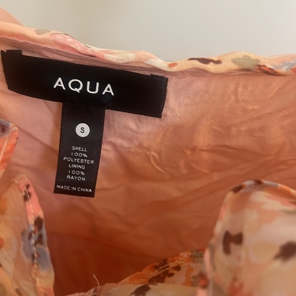 Aqua brand floral ruffle dress - Picture 5 of 7